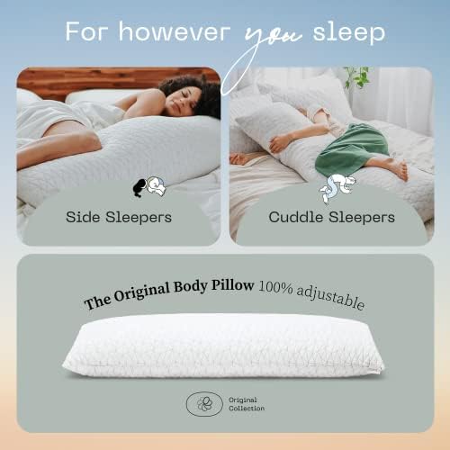 Coop Home Goods Adjustable Body Pillow for Back Shoulder Hip Support