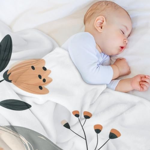 Cute Happy Bird Blanket 100x130cm Cozy Durable Throw