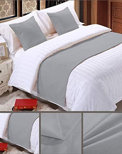 International Sheets Solid 5 Piece Bed Runner Set 1