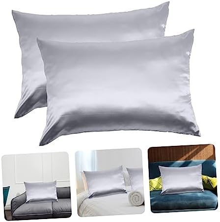 DECHOUS 2-Pack Pillow Covers with Zipper for Breathable Comfort