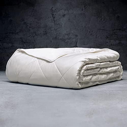 LUXOME Ivory Blanket - 86x92 Inch Thermal Regulating