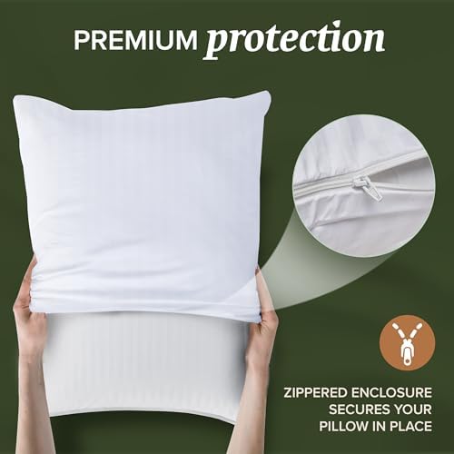 Beckham Hotel Collection Zippered Pillow Protectors 2 Pack 1