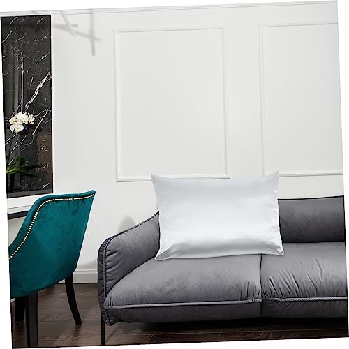 KICHOUSE 2pcs Silk Pillowcase Set Breathable Cover