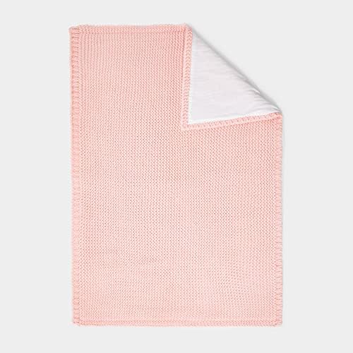 Katie Loxton Pink Knitted Throw Blanket for Kids