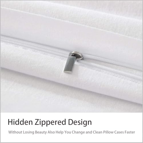 Easter Pillowcase Set of 2 - Cozy Microfiber Bed Covers with Zipper