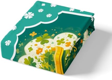 Homewish St Patricks Day Twin Sheet Set with Pillowcase