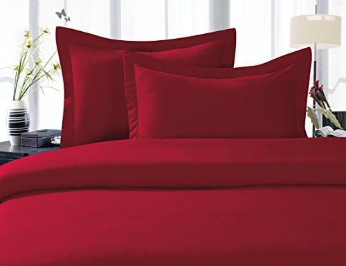 Elegant Comfort 1500 Thread Count Duvet Cover Set TwinTwin X-Large Burgundy