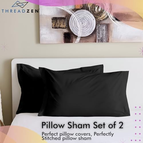 THREADZEN Cal King Pillow Sham 21x41 Set of 2