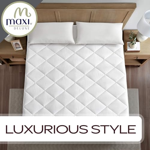 Maxi Twin XL Mattress Pad - Silk Cotton Sateen Protector