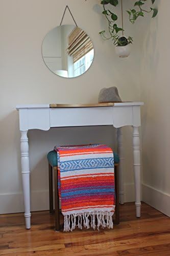 Del Mex Classic Mexican Blanket 70x50 OrangePinkBlue