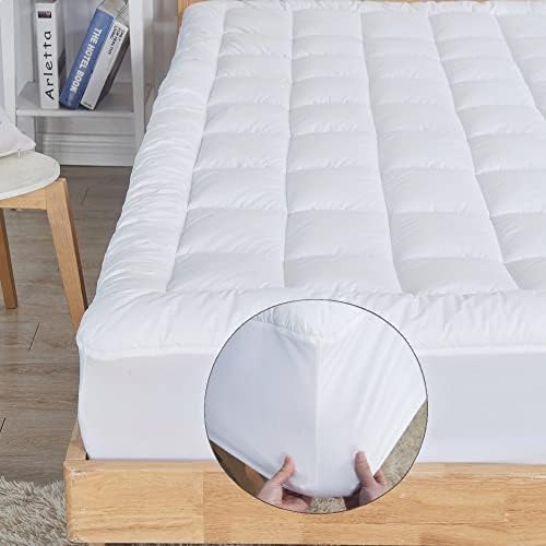 Sacred Thread Cooling Mattress Pad with 18 Inch Deep Pockets