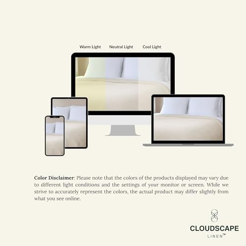 Cloudscape Linen 100 Cotton Queen Blanket Herringbone Pattern Ivory 92x92