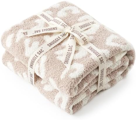 Snuggle Sac Leopard Throw Blanket 50x60 Inches 1