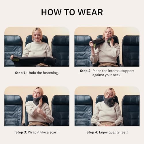 trtl Travel Pillow - Lightweight Neck Support for Airplane Comfort