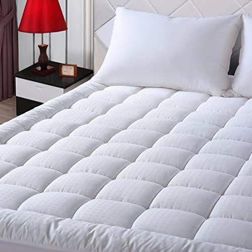 EASELAND King Mattress Pad 78x80 Deep Pocket Cooling Topper