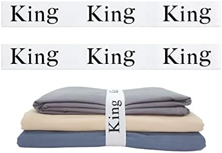 2 Pieces Bed Sheet Organizer Bands for King Sheets