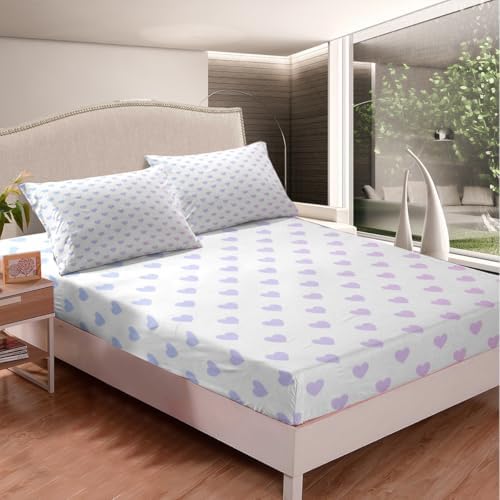 Castle Fairy Heart Shaped Twin Sheet Set