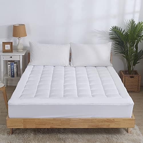 Sacred Thread Cooling Mattress Pad with 18 Inch Deep Pockets