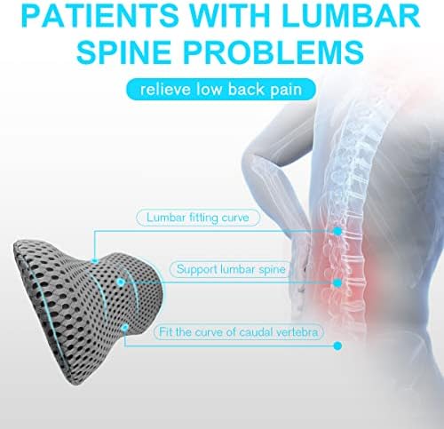 Panduo Lumbar Support Pillow - Memory Foam Back Pain Relief