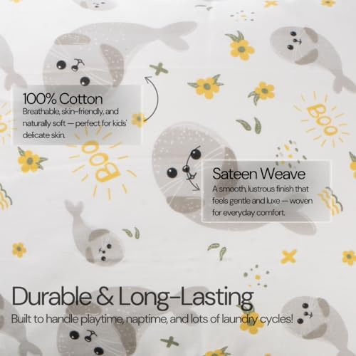 Salt Earth 100 Cotton 210TC Kids Bedsheet Set
