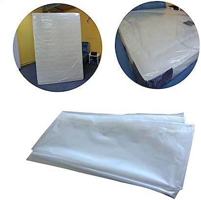 DECHOUS Heavy Duty Transparent Mattress Cover Bag with Sealing Tape