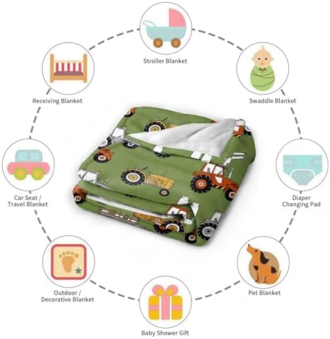 JUNYI Truck Lover Throw Blanket 40x50 Inches