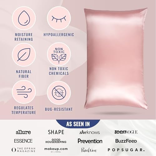 Blissy Silk Pillowcase - 100 Pure Mulberry Silk 22 Momme 6A Grade 1