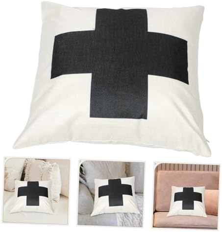 GLEAVI Cross Theme Pillowcase Rustic Decor for Home
