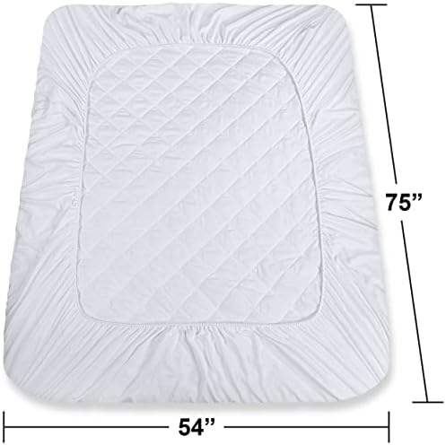 Utopia Bedding 2 Pack Fitted Mattress Pad Full Size
