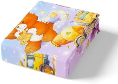 Castle Fairy Cartoon Car Kids Fitted Sheet Set