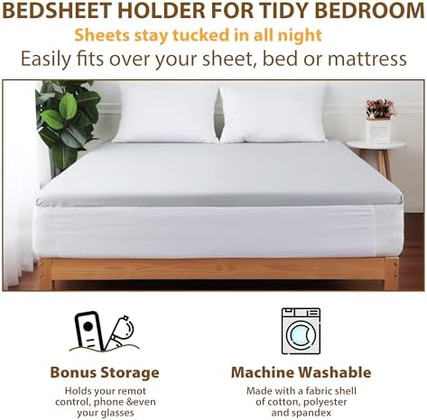 BEITABEI Elastic Sheet Holder for Queen Mattress