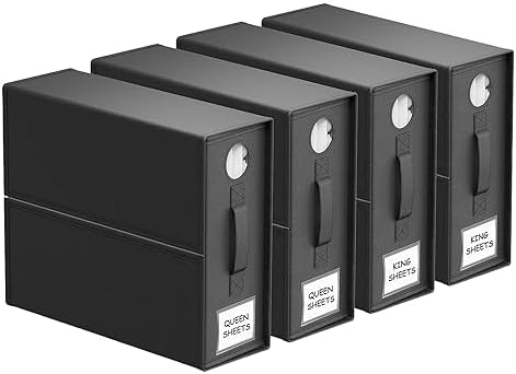 4-PACK SHEET ORGANIZERS AND STORAGE