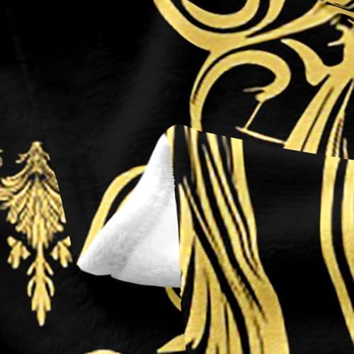 Jejeloiu Damask Fleece Throw Blanket for Kids 1