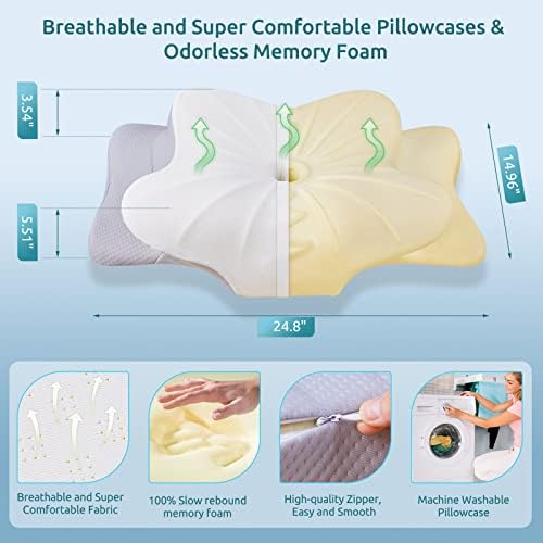 DONAMA Cervical Pillow for Neck Support and Comfort