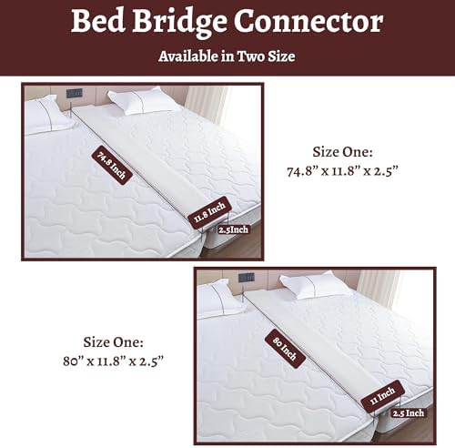 Greaton 748 Inch Bed Bridge Pad Twin to King Converter Kit