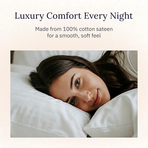 California Design Den 600 Thread Count Cotton Pillowcases Set of 2
