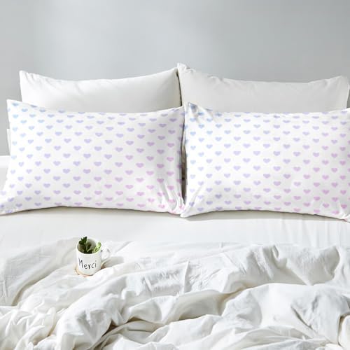 Castle Fairy Heart Shaped Twin Sheet Set