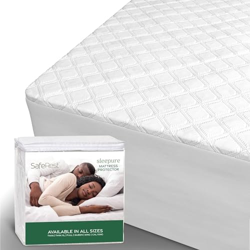 SafeRest Sleepure Waterproof Mattress Protector Twin Size