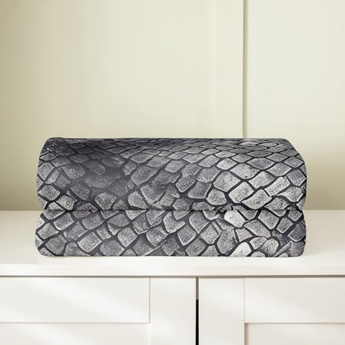 Feelyou Snake Print Flannel Fleece Throw Blanket 40x50