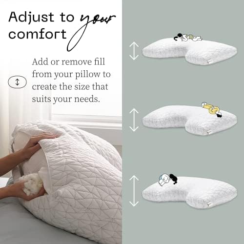 Coop Home Goods Cut-Out Bed Pillow for Side Sleepers