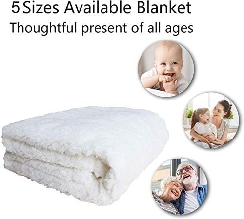 Feelyou Kids Animal Print Sherpa Blanket for Bed and Couch