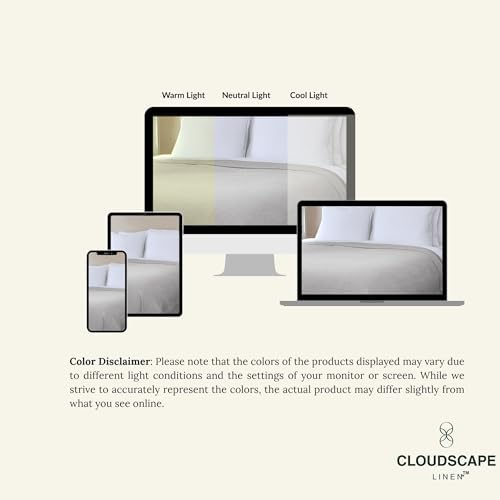 Cloudscape Linen 100 Cotton Queen Blanket Herringbone Pattern Light Grey