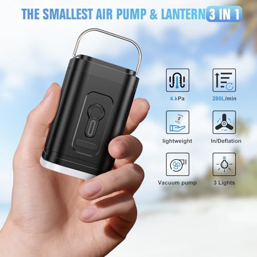 Ultra-Compact Electric Air Pump for Inflatables