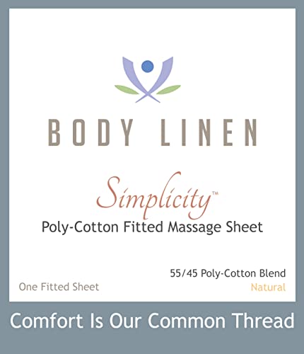 Body Linen Simplicity Poly Cotton Massage Table Sheet - 180 Thread Count