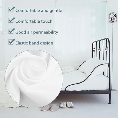 Fitted Mattress Cover with Elastic Band for Hotel All Season Use
