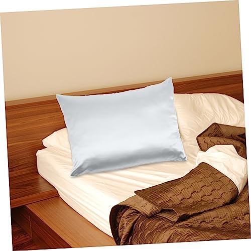 KICHOUSE 2pcs Silk Pillowcase Set Breathable Cover