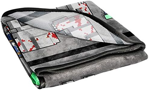 Jay Franco Minecraft Dungeons Throw Blanket - 46 x 60 Inches Fade Resistant Fleece