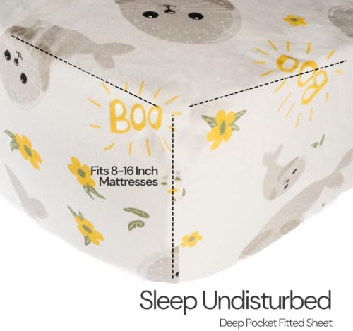 Salt Earth 100 Cotton 210TC Kids Bedsheet Set