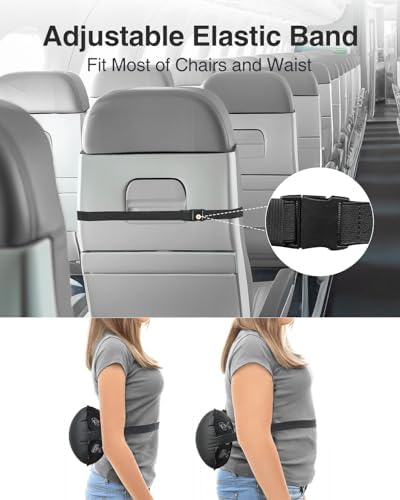 Luxtude Inflatable Lumbar Pillow for Travel and Office Use