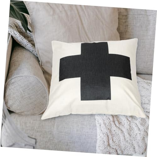 GLEAVI Cross Theme Pillowcase Rustic Decor for Home